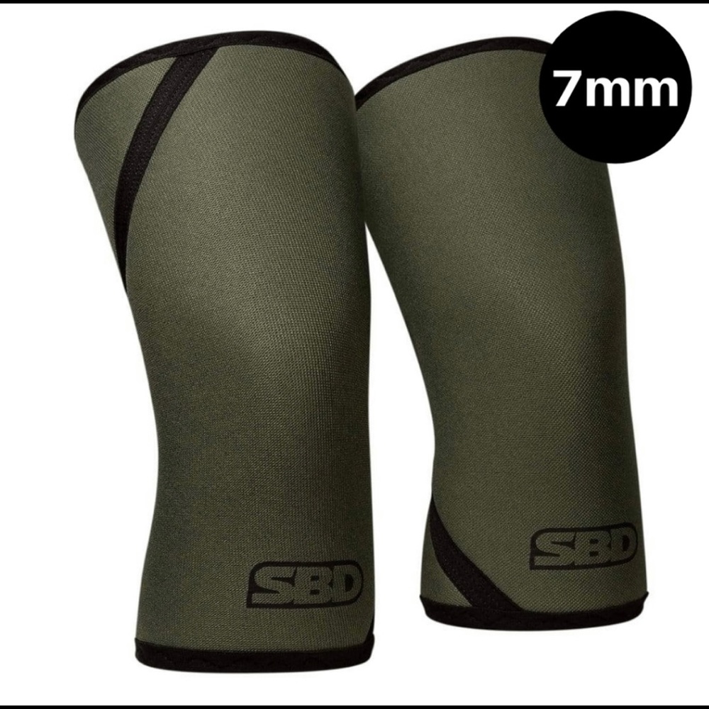 Unused sbd green knee sleeves size small